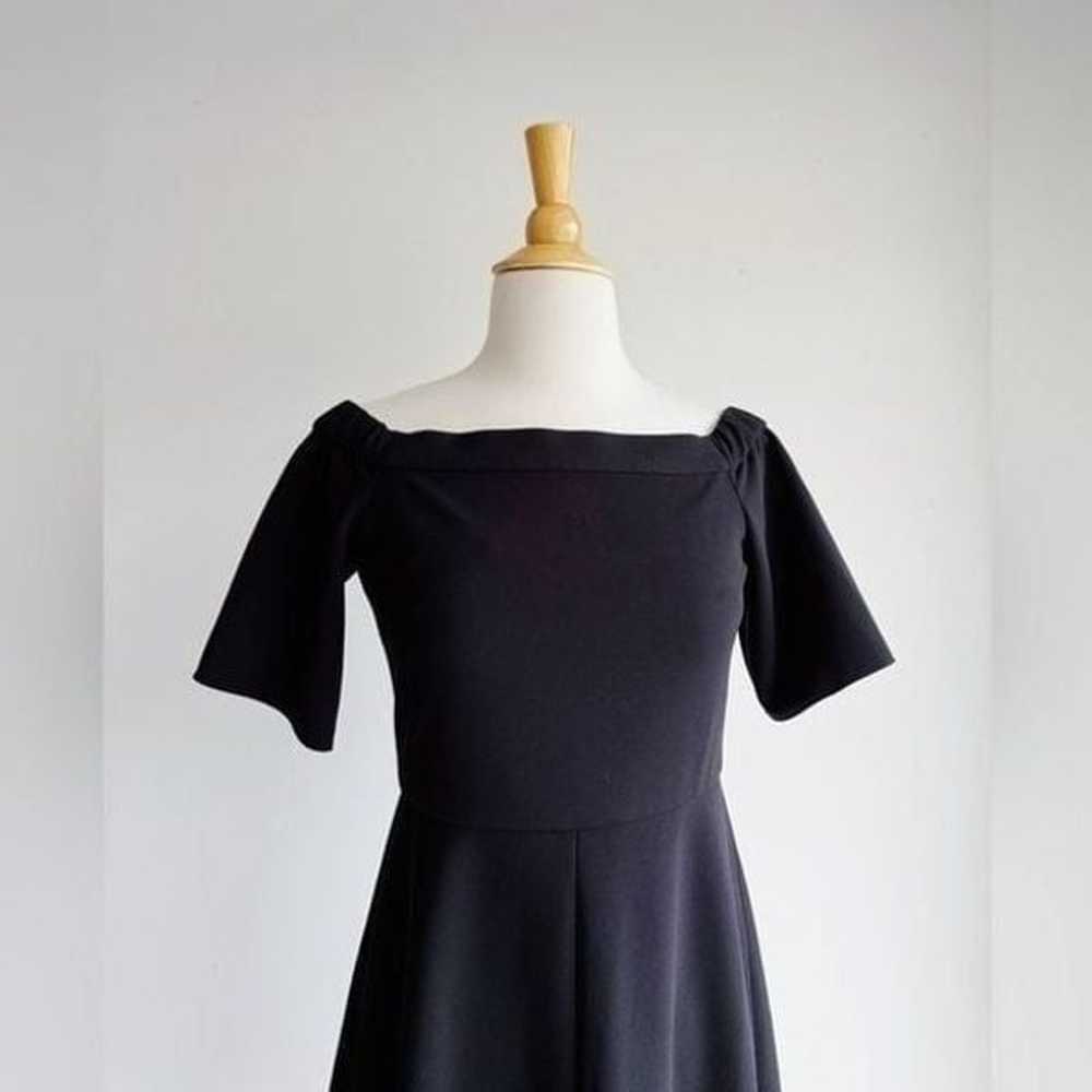 TIBI | Black Off Shoulder Midi Dress | 2 - image 2