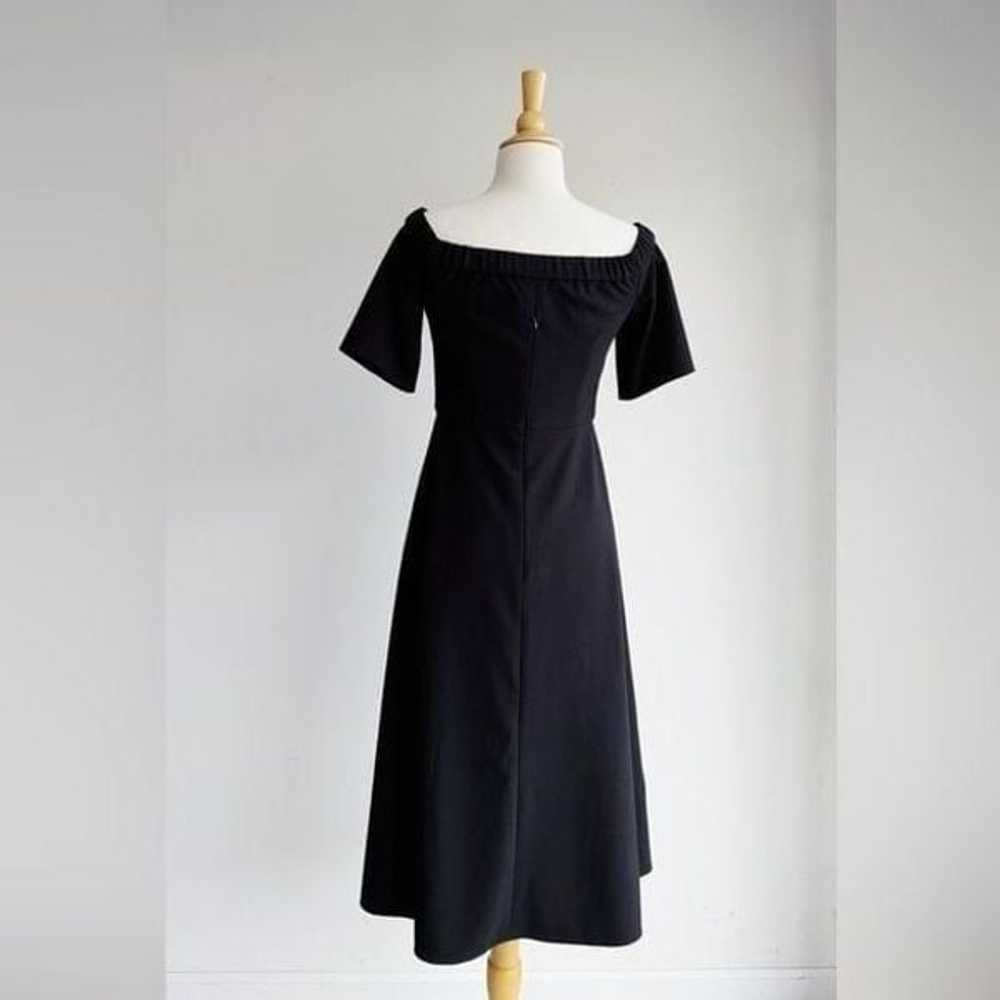TIBI | Black Off Shoulder Midi Dress | 2 - image 5