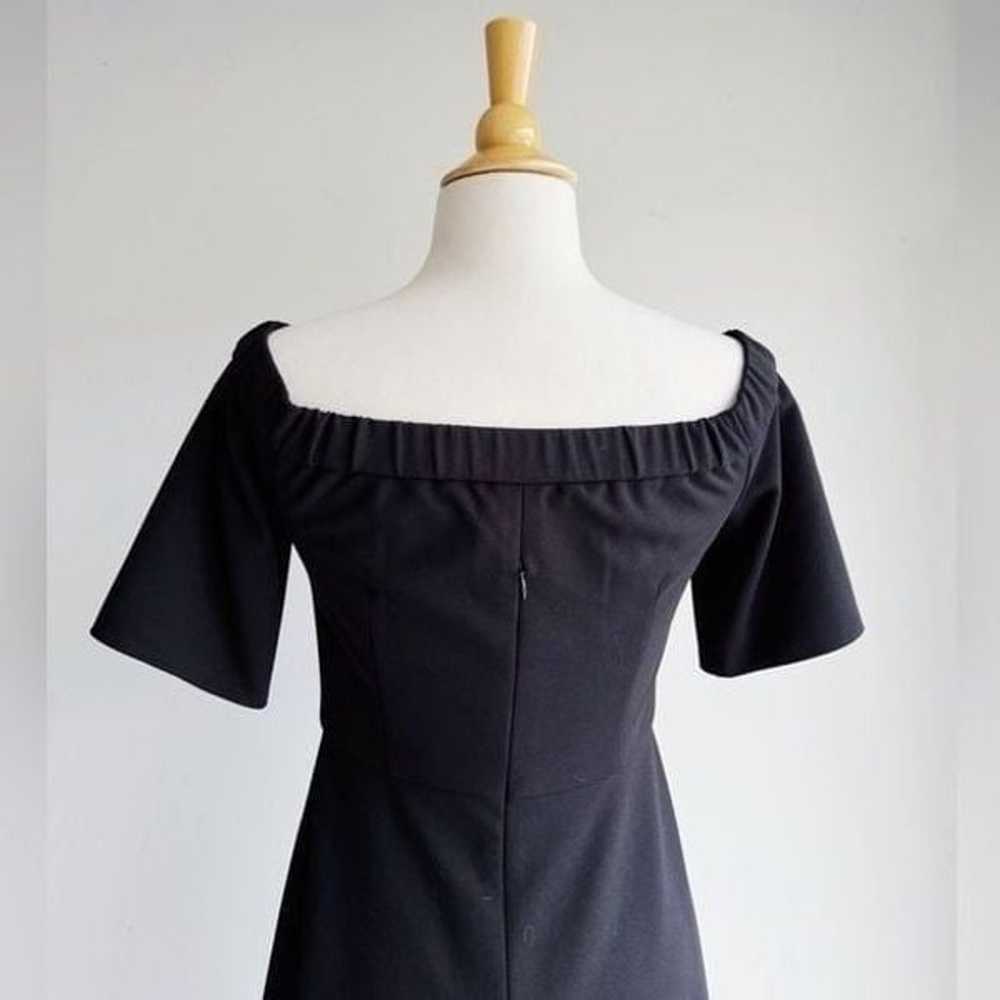 TIBI | Black Off Shoulder Midi Dress | 2 - image 6