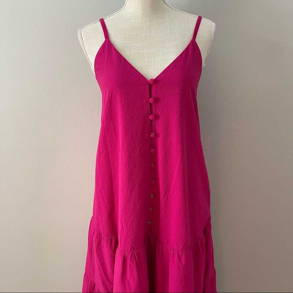 TED BAKER Luaan Deep Pink Button Through Cami Mid… - image 5