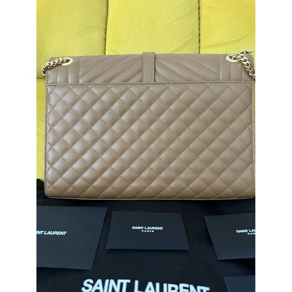 Saint Laurent Portefeuille enveloppe leather cros… - image 3