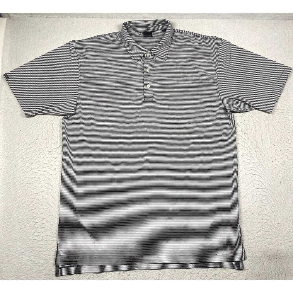 Vintage Dunning Golf Polo Shirt Mens 2XL XXL Blue… - image 1