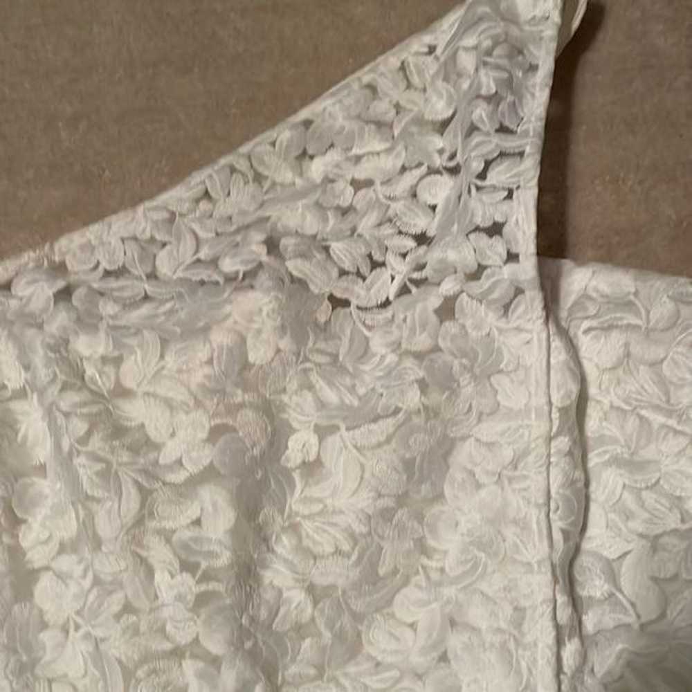 Reiss Sophia white floral lace one shoulder dress… - image 3