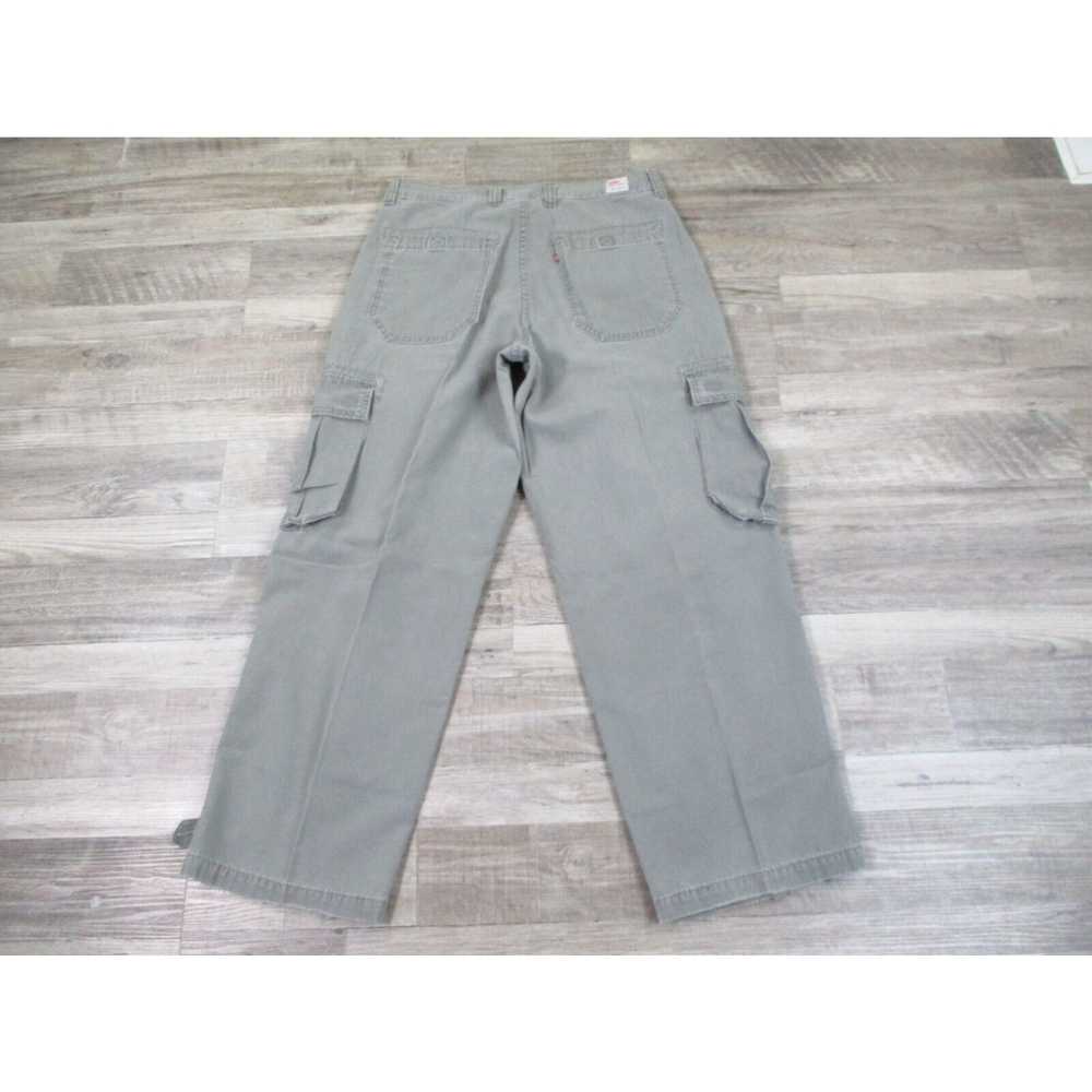 Levi's Levis Cargo Pants Mens 36X32* Army Green V… - image 2