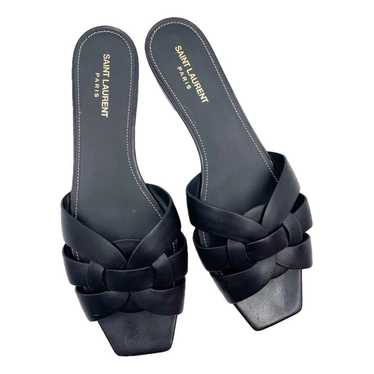 Saint Laurent Tribute leather sandal - image 1