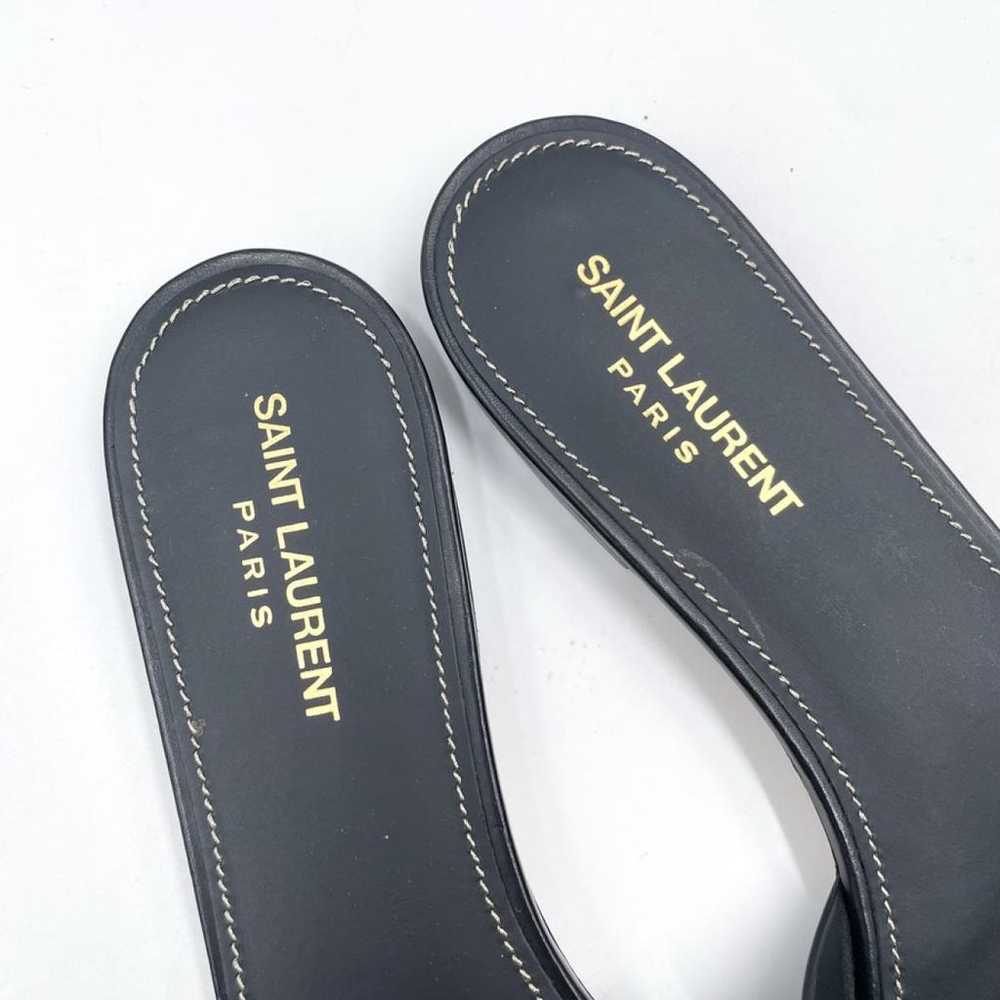Saint Laurent Tribute leather sandal - image 3