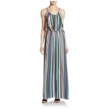 Calypso St. Barth Striped Silk Maxi Dress