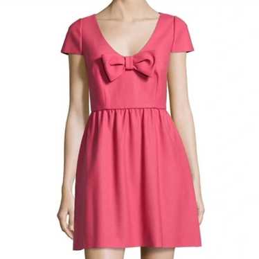 RED VALENTINO Bow Front Cap Sleeve Mini Dress Size
