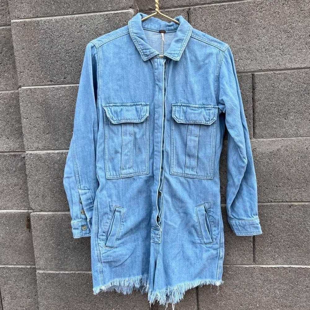 FP Jean Romper size SMALL - image 2