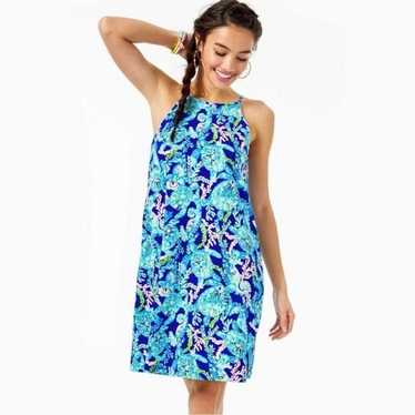 Lilly Pulitzer Margot Swing Dress in Corsica Blue… - image 1