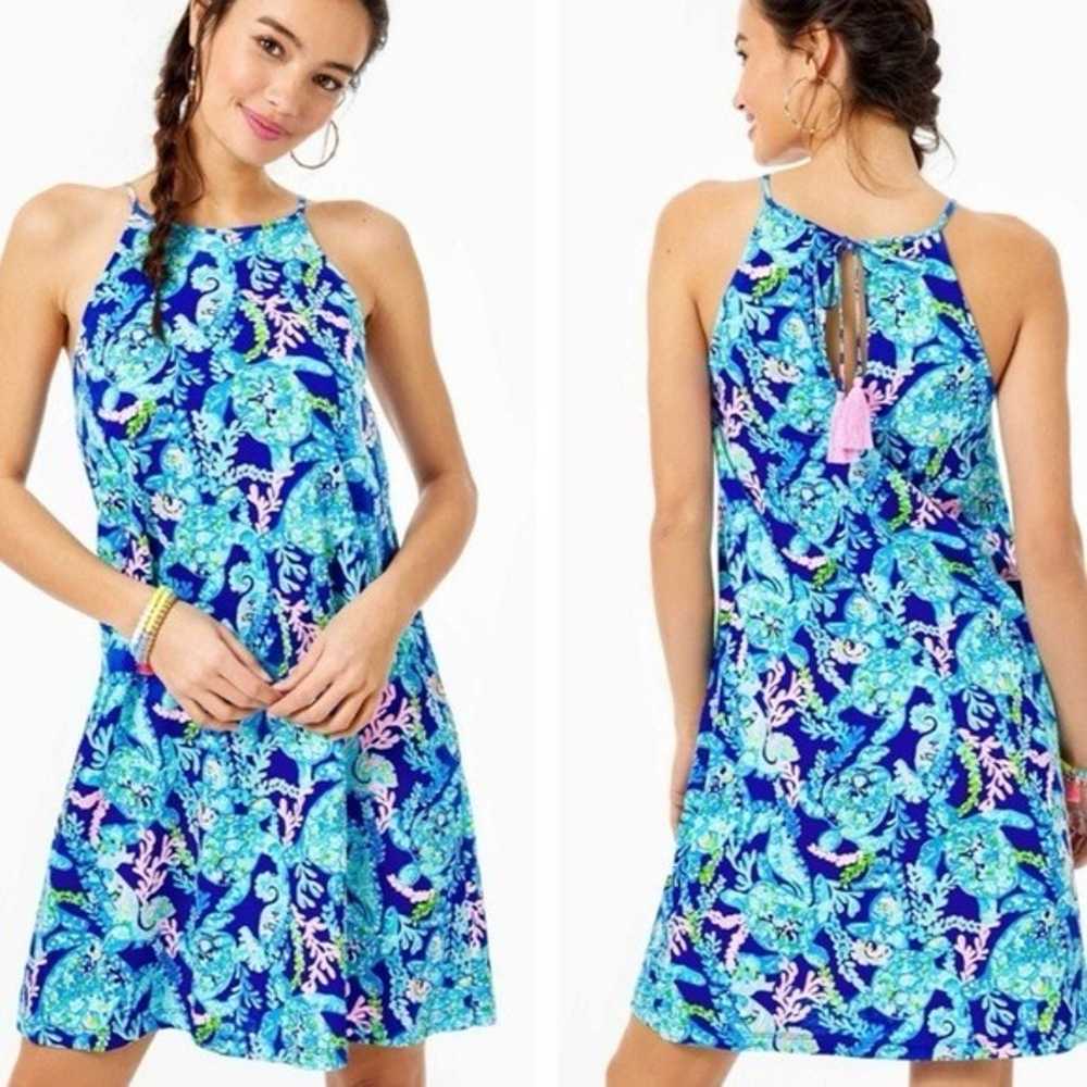 Lilly Pulitzer Margot Swing Dress in Corsica Blue… - image 2