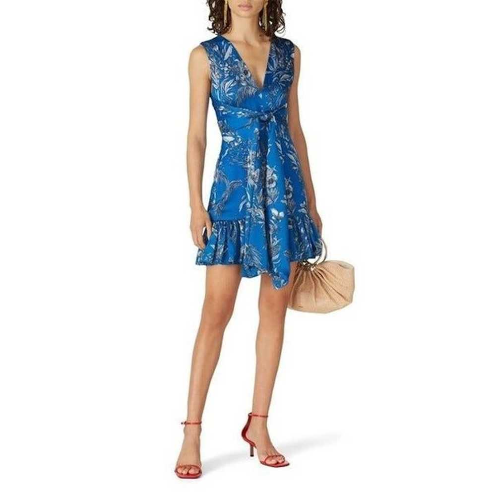 Alexis Cascara V-Neck Sleeveless Dress Blue Women… - image 1