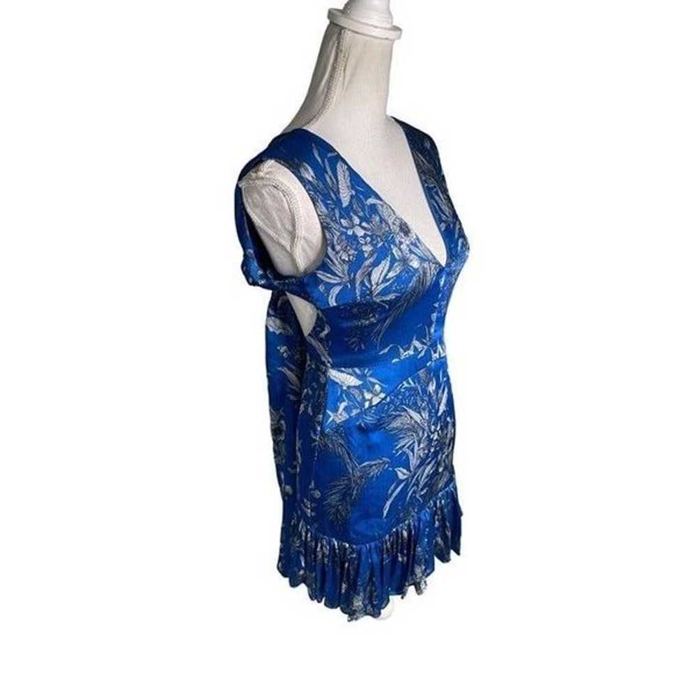 Alexis Cascara V-Neck Sleeveless Dress Blue Women… - image 6