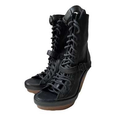 Ann Demeulemeester Leather lace ups