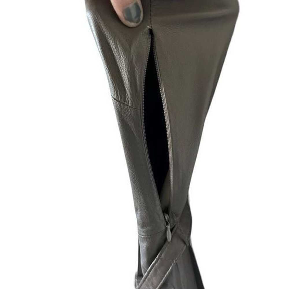 Joie Cap Sleeve Belted Kristalyn Leather Fit & Fl… - image 3