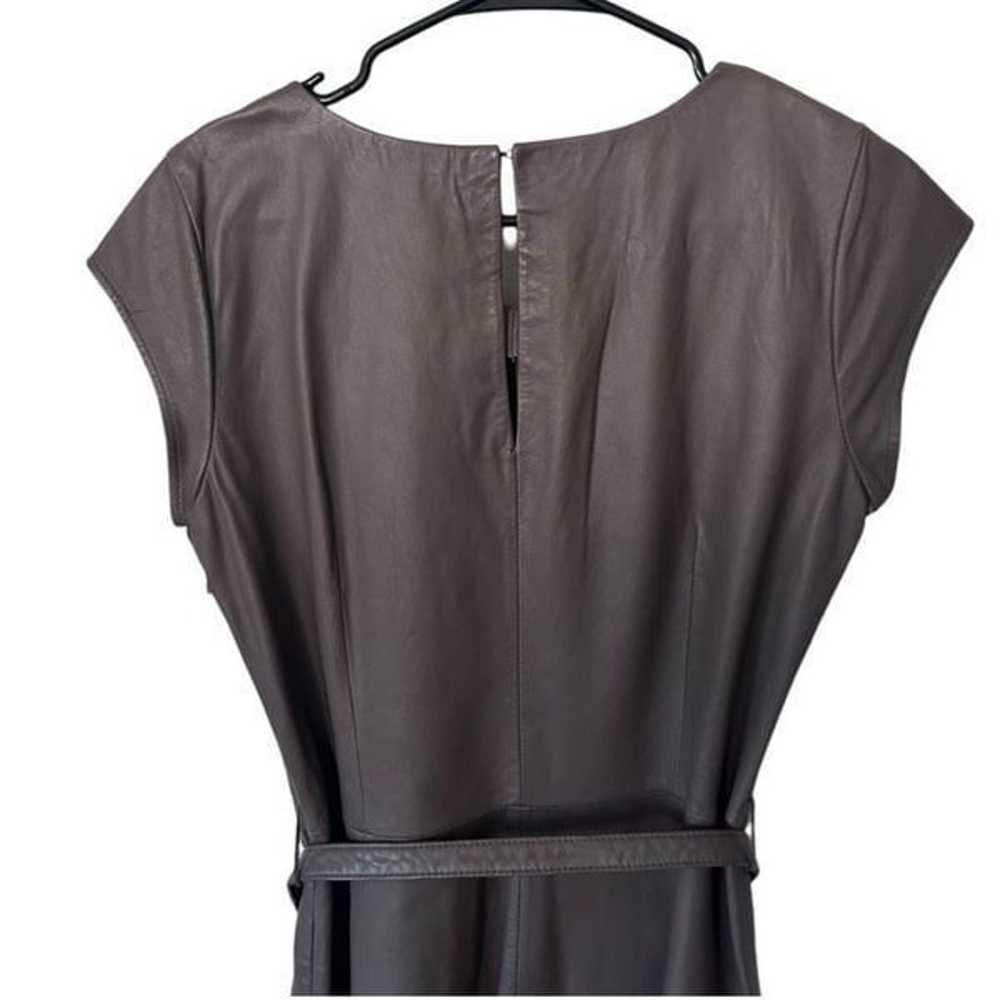 Joie Cap Sleeve Belted Kristalyn Leather Fit & Fl… - image 5