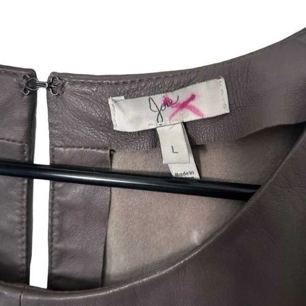 Joie Cap Sleeve Belted Kristalyn Leather Fit & Fl… - image 8
