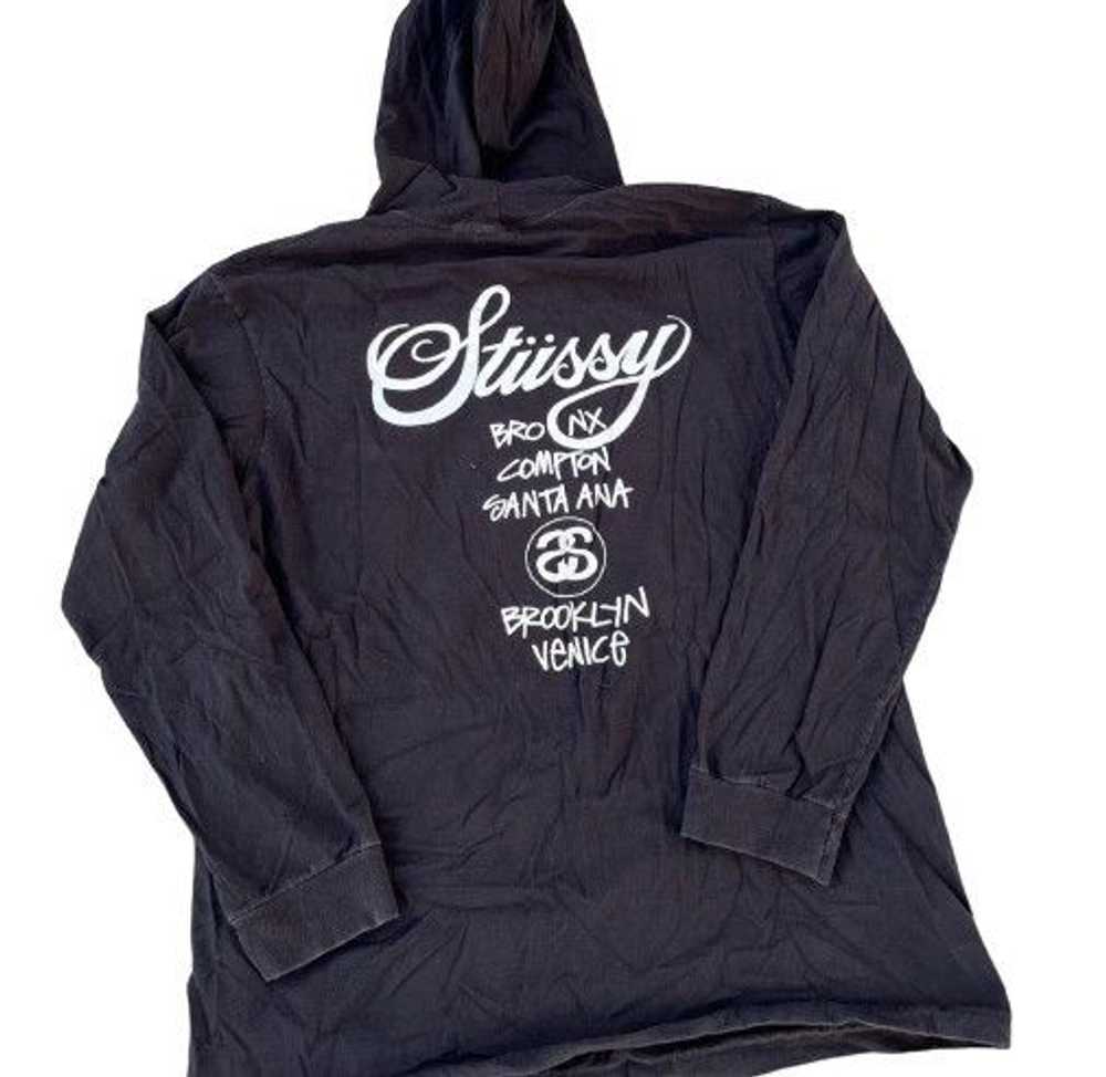 Streetwear × Stussy × Vintage Vintage Stussy Hood… - image 2