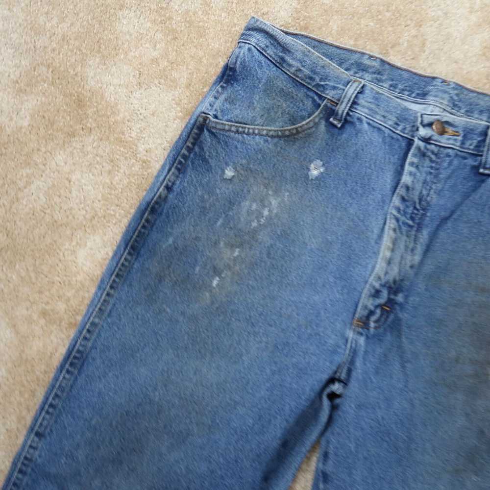 Vintage Rustler Regular Fit Denim Jeans Dark Wash… - image 2