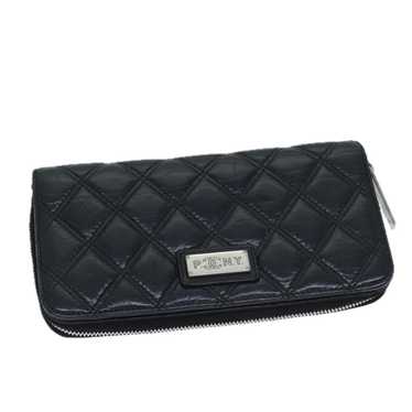 Chanel CHANEL Matelasse Long Wallet Leather Black… - image 1