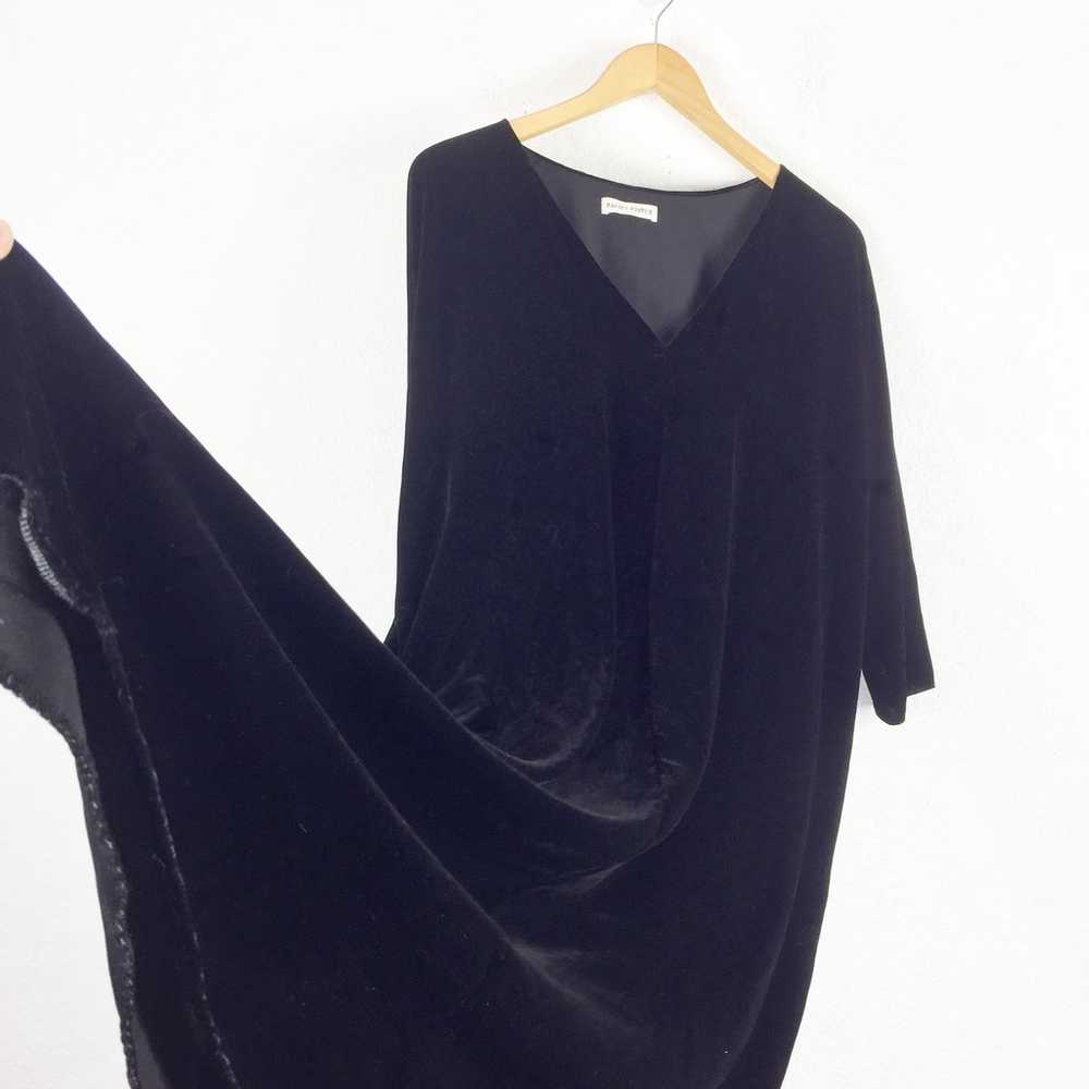 Rachel Craven Agnes Midi Dress Black Velvet Kimon… - image 10