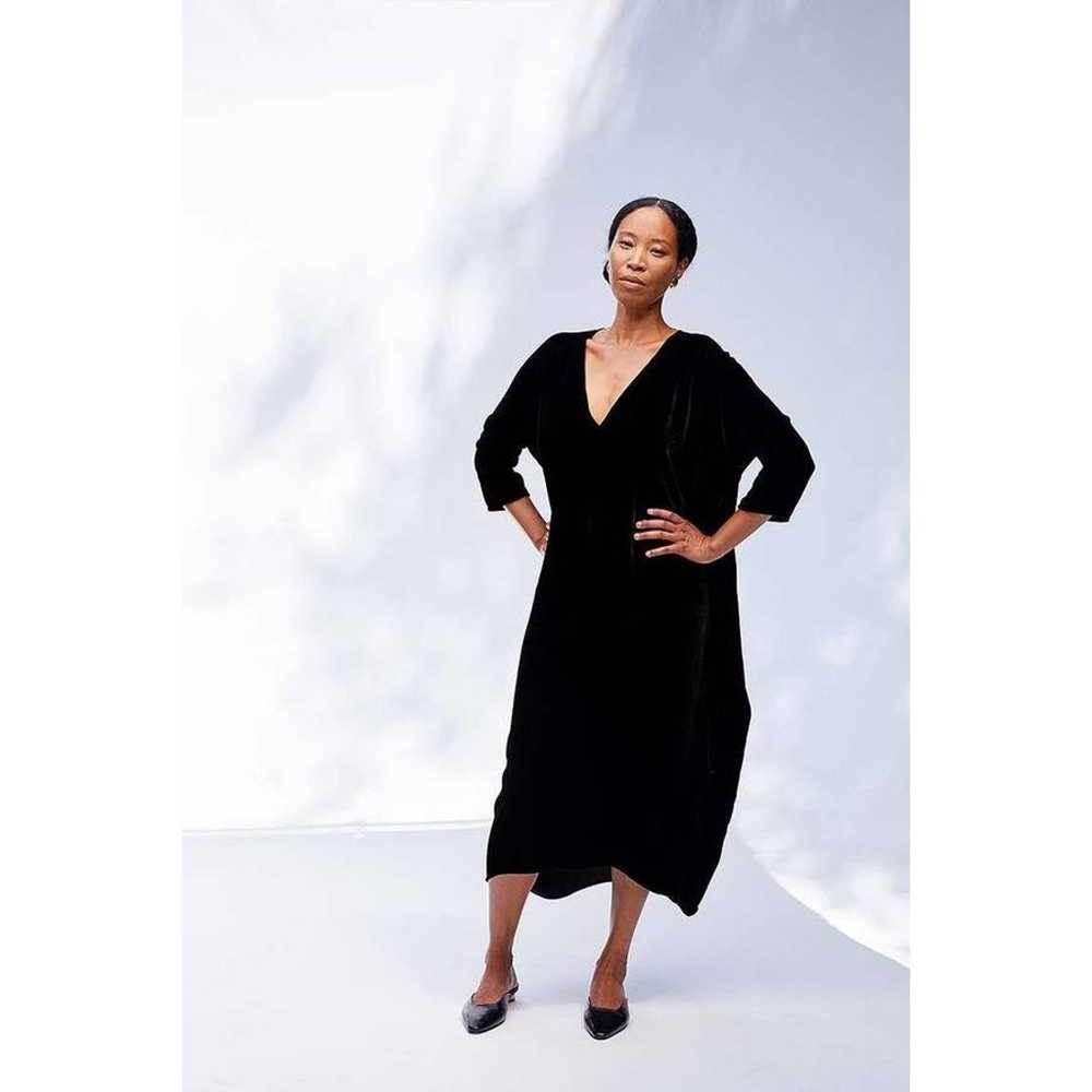Rachel Craven Agnes Midi Dress Black Velvet Kimon… - image 12