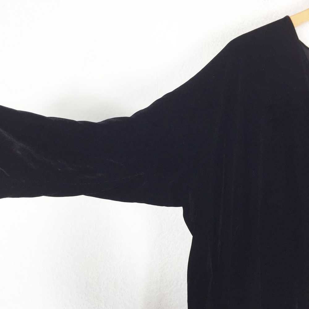 Rachel Craven Agnes Midi Dress Black Velvet Kimon… - image 8