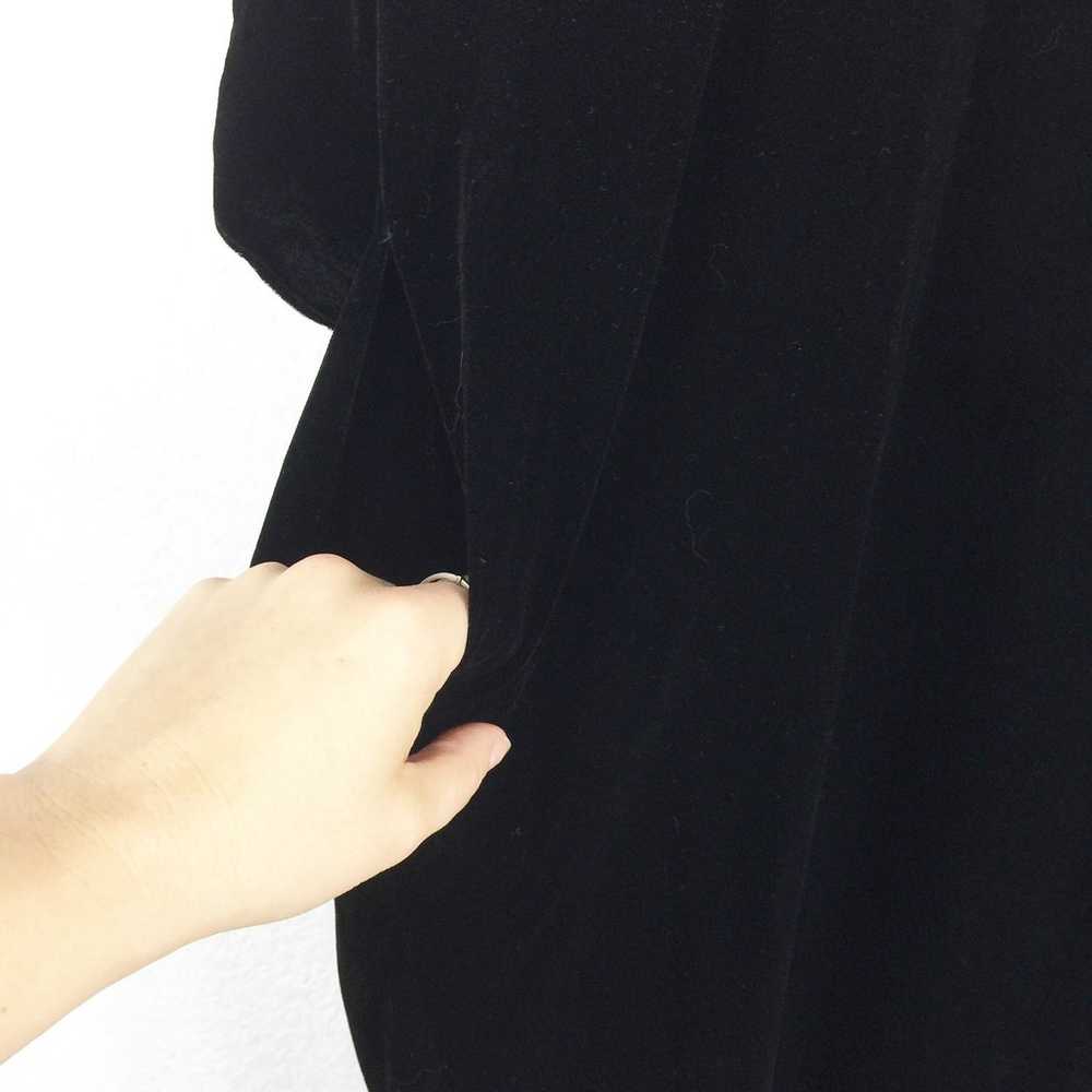 Rachel Craven Agnes Midi Dress Black Velvet Kimon… - image 9