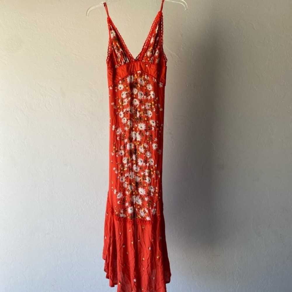 Free People spaghetti strap floral maxi dress - image 3