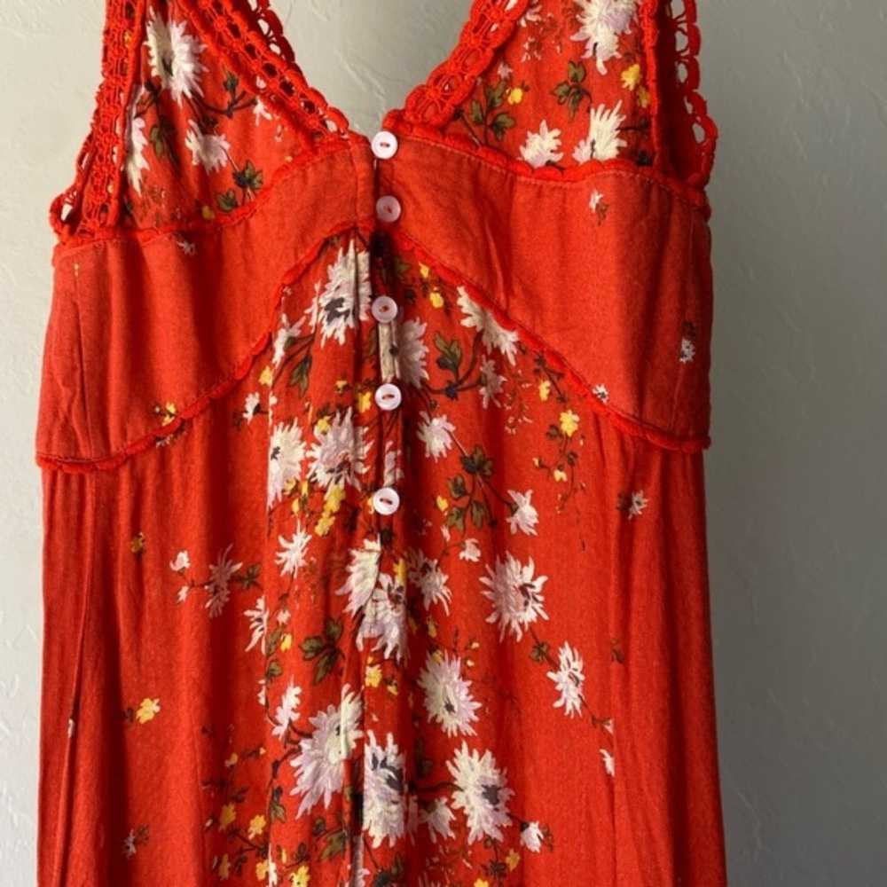 Free People spaghetti strap floral maxi dress - image 7