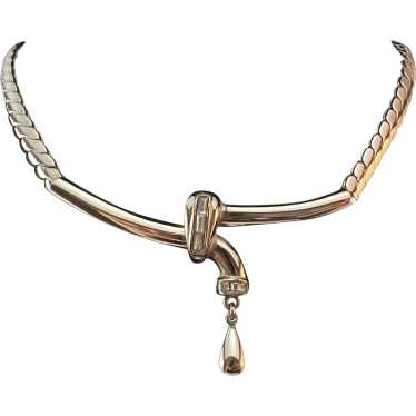 1960s Signed Tara Tube Choker Necklace - BBB21023 - image 1