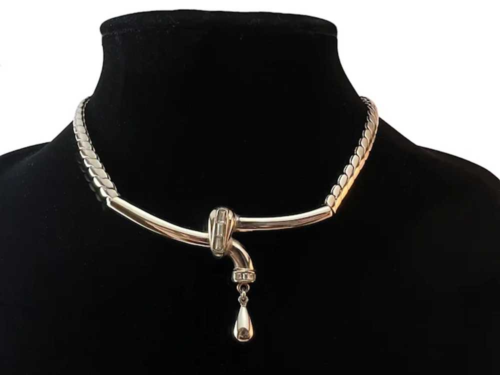 1960s Signed Tara Tube Choker Necklace - BBB21023 - image 2