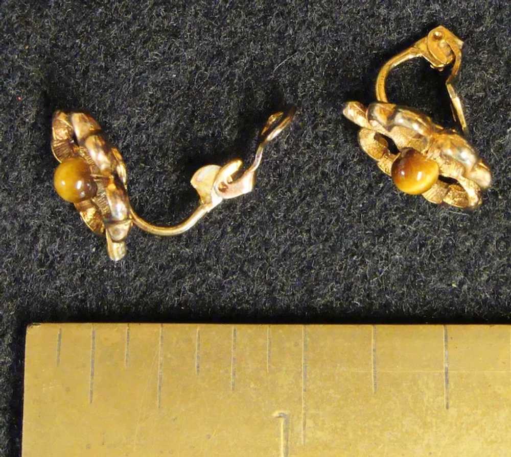 Four Leaf Clover Clip On Earrings - E1014 - image 5
