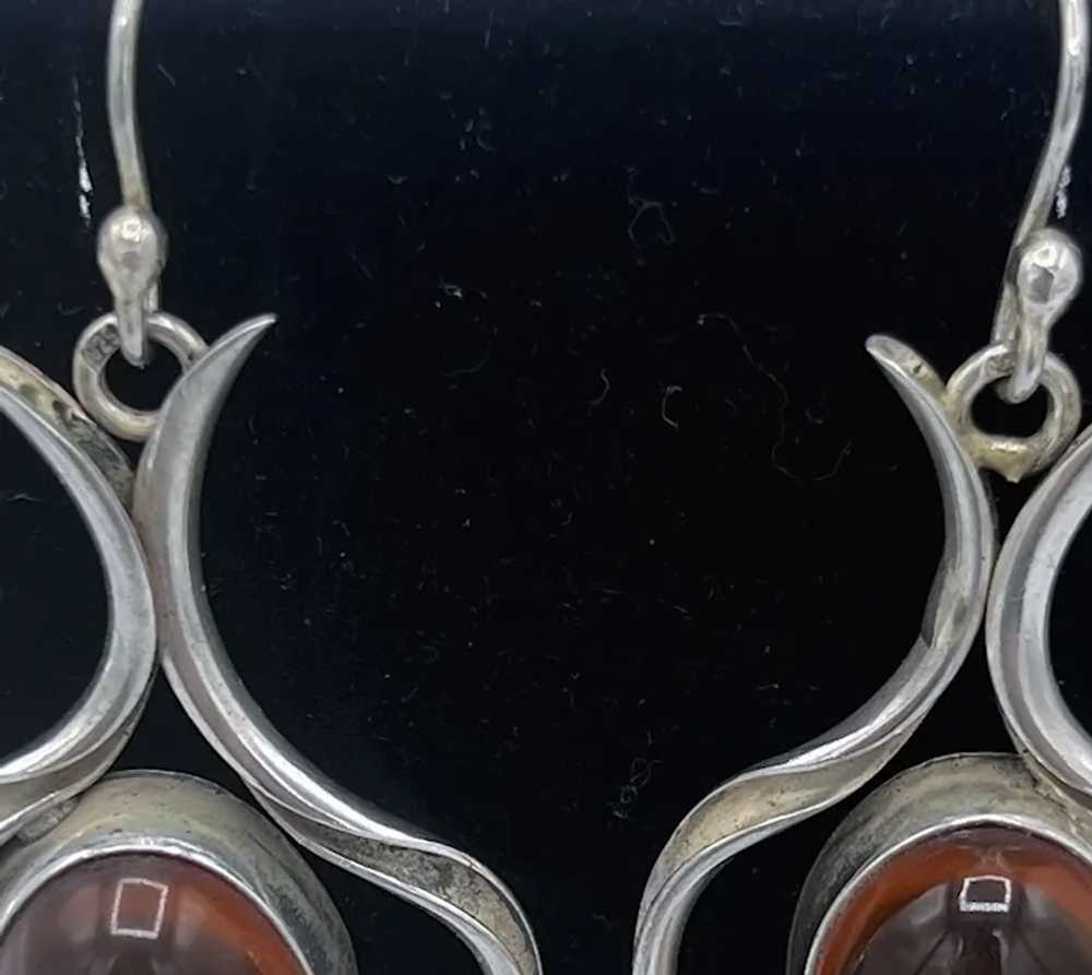 Handcrafted 925 Silver Dangle Earrings - ER21077-… - image 4