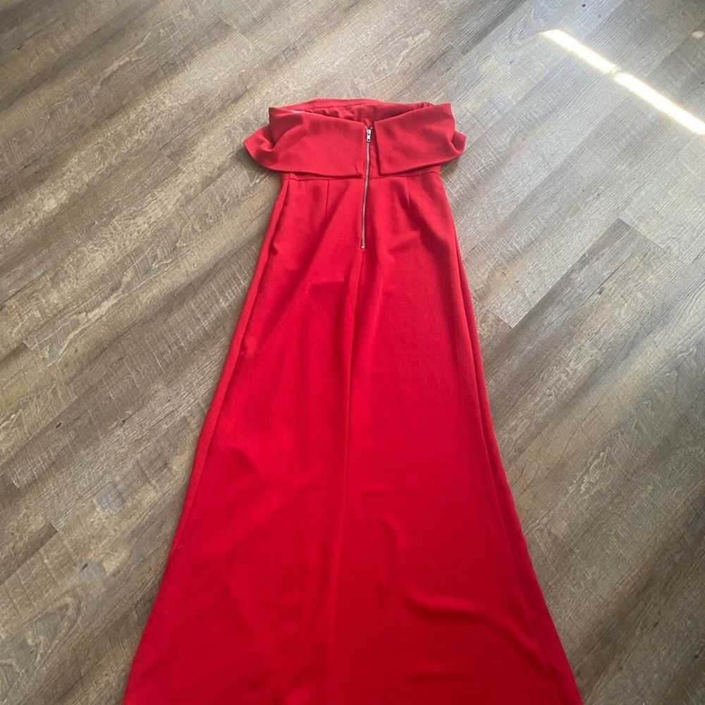 Lovers & Friends ANZEN GOWN Size M in Deep Red - image 8