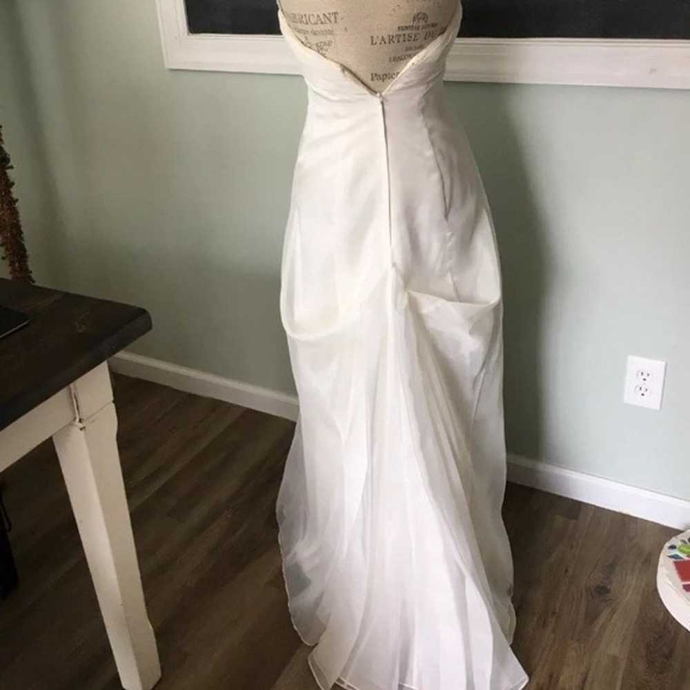 Nwot David Bridals Galina Ivory Wedding Dress Siz… - image 9