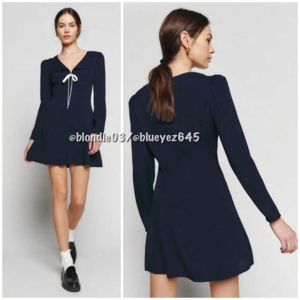 Reformation “Mavis” dress in navy 4 - image 2