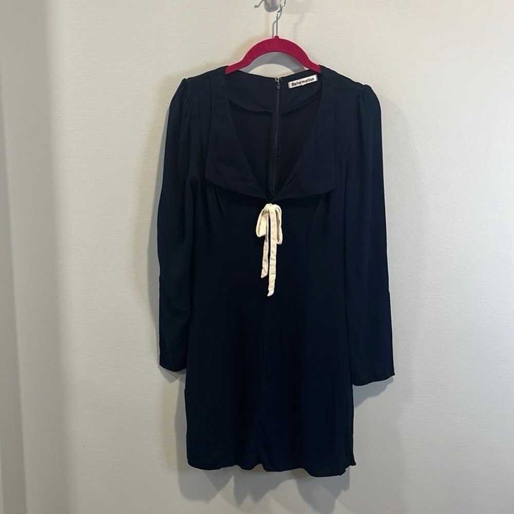 Reformation “Mavis” dress in navy 4 - image 3