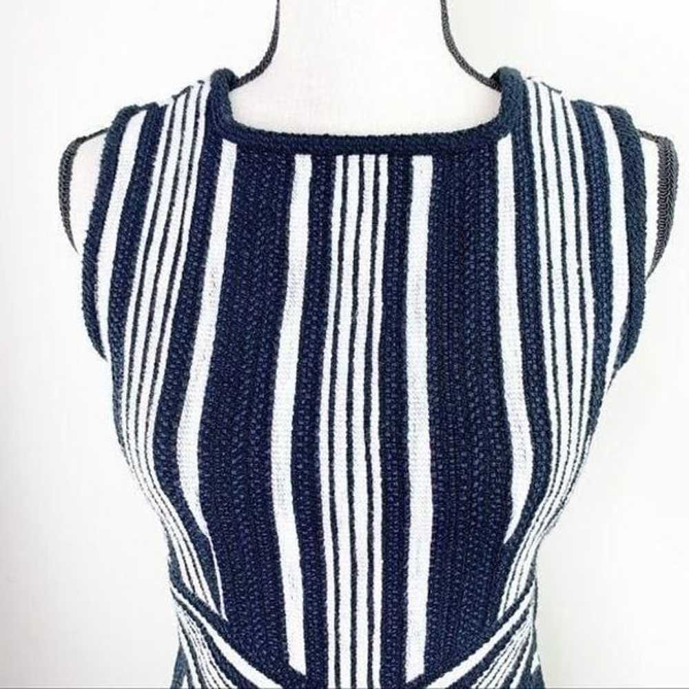 Carven Monochrome Textured Knit Cut out Detail Bl… - image 4