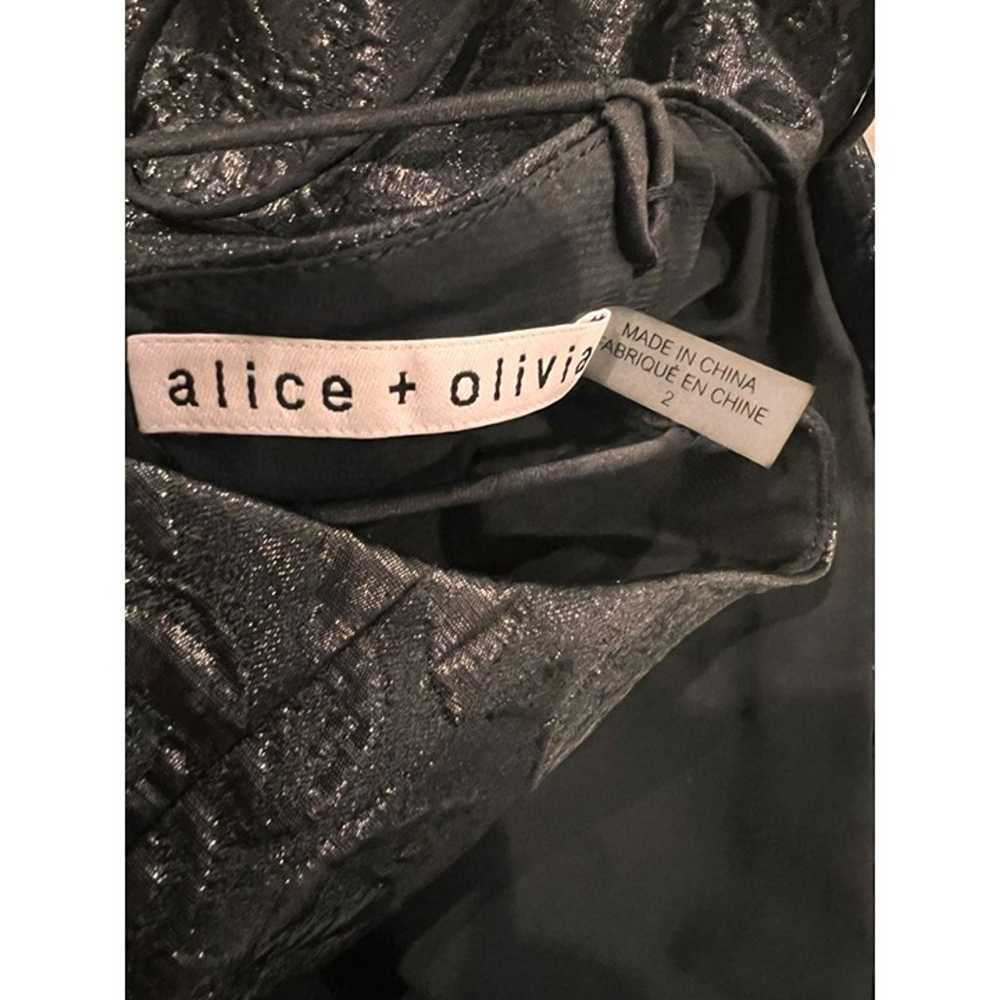 NWOT alice + olivia black Tayla mini cocktail Dre… - image 9