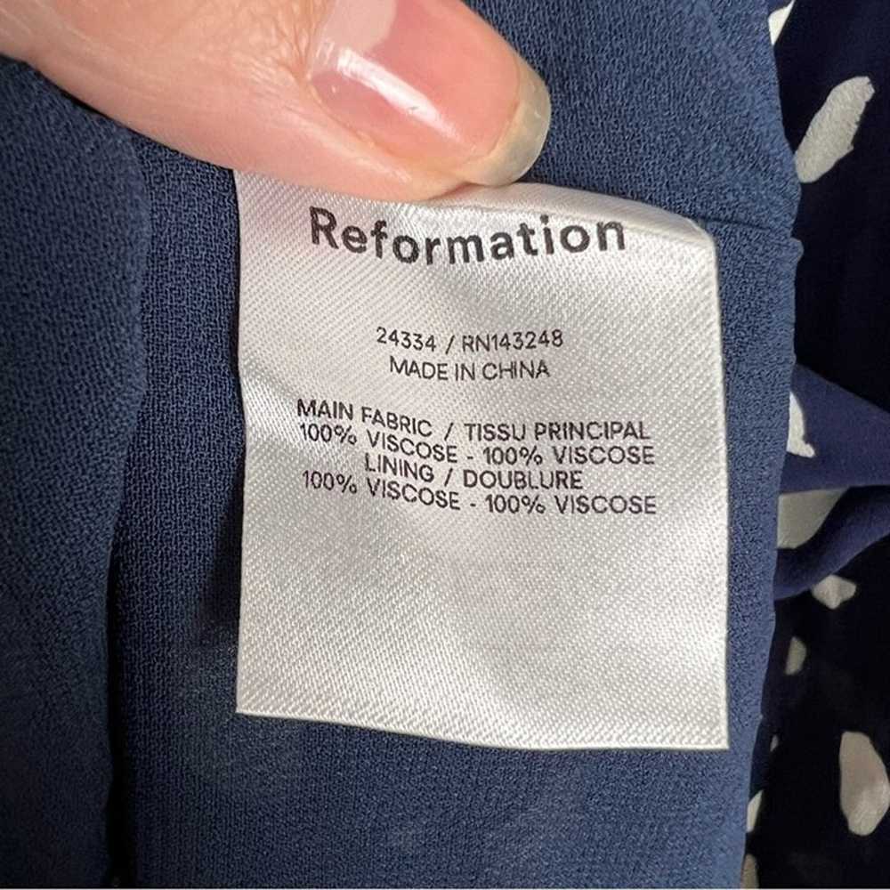 NEW Reformation Cami Mini Ruffle Chiffon Dress in… - image 11