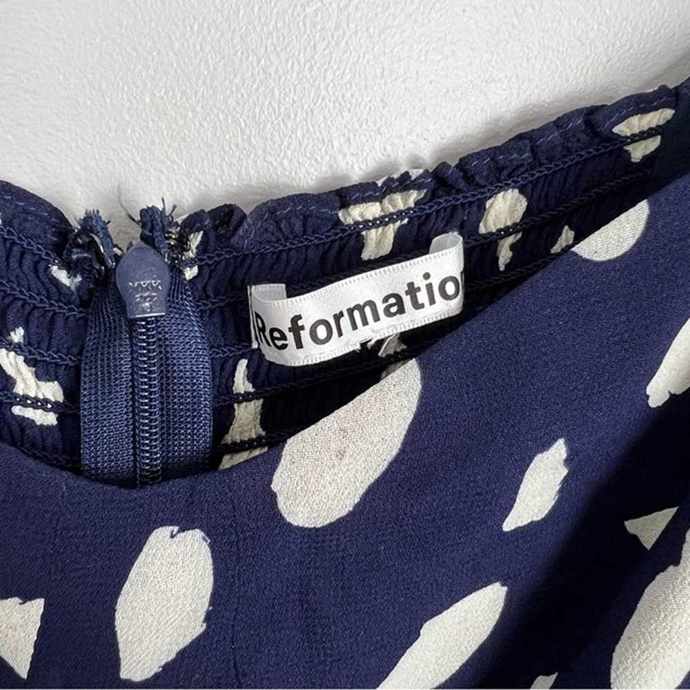 NEW Reformation Cami Mini Ruffle Chiffon Dress in… - image 2