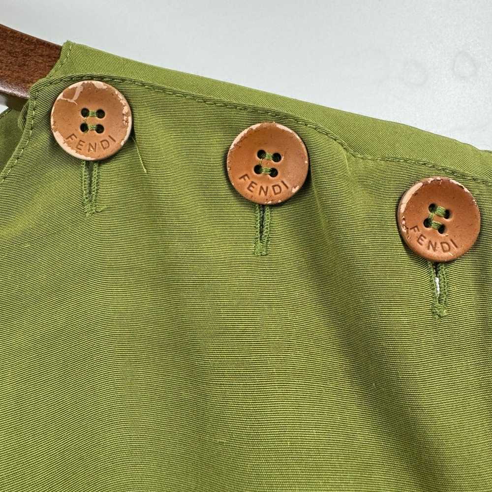 Fendi Green Cutout Dress With Belt 6 - image 8