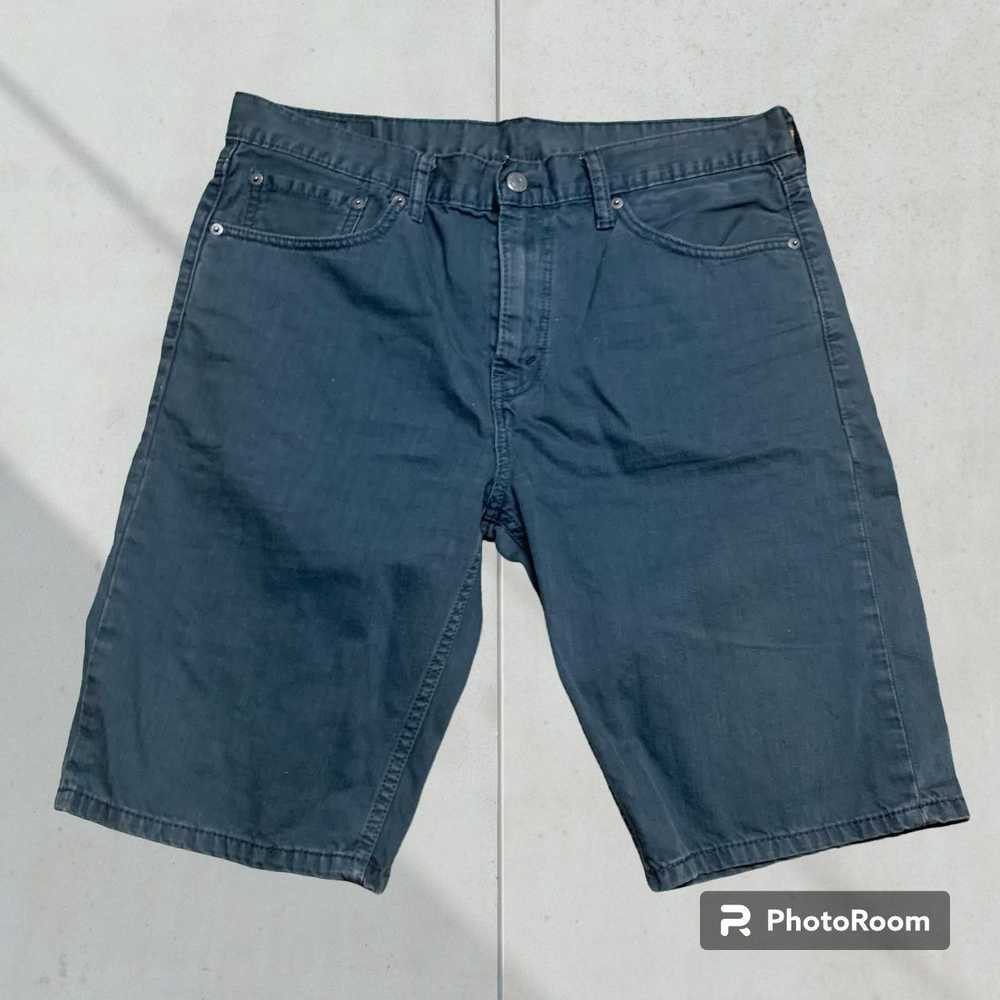 Levi's Levi 508 Blue Denim Shorts Size 33 - image 3