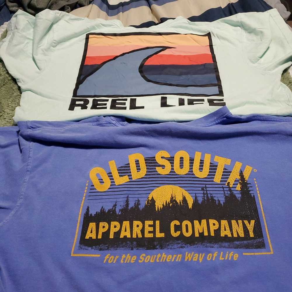 Old South/Reel Life Men's tshirt lot - image 2