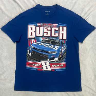 Kyle Busch 2024 Lucas Oil Royal Car T- Shirt Blue… - image 1