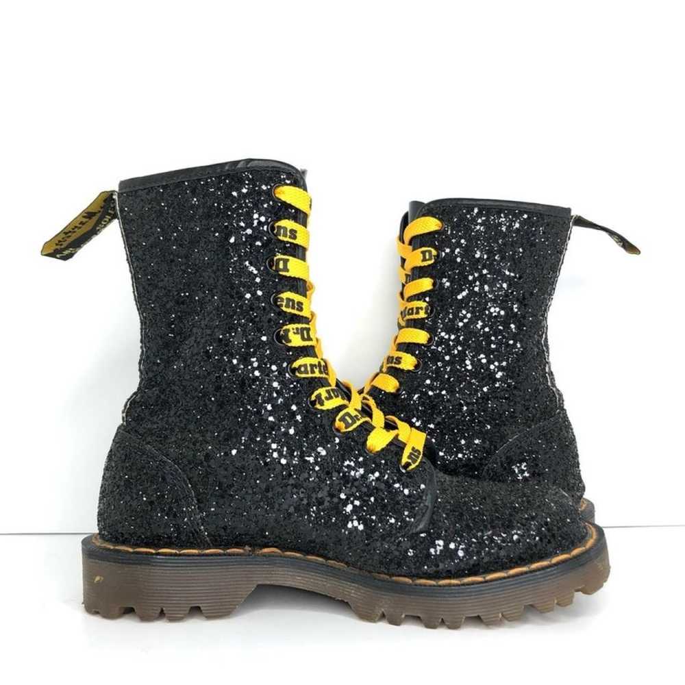 Dr. Martens 1490 (10 eye) glitter boots - image 10