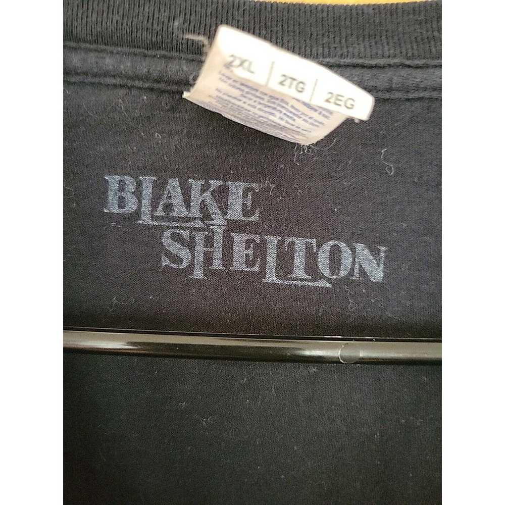 Blake Shelton Music Tour Shirt Adult 2XL Black Gi… - image 4