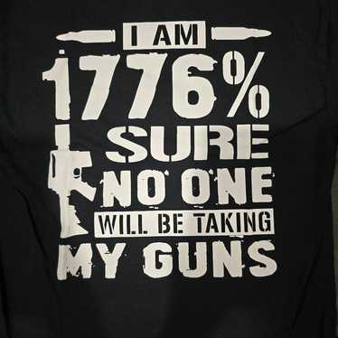 1776 gun t shirt NEW - image 1