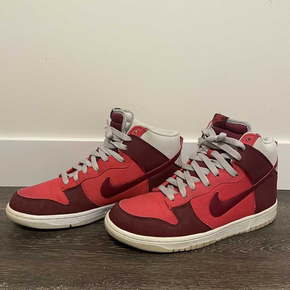 Nike Nike Dunk High Hyper Red Hi Tops - image 1